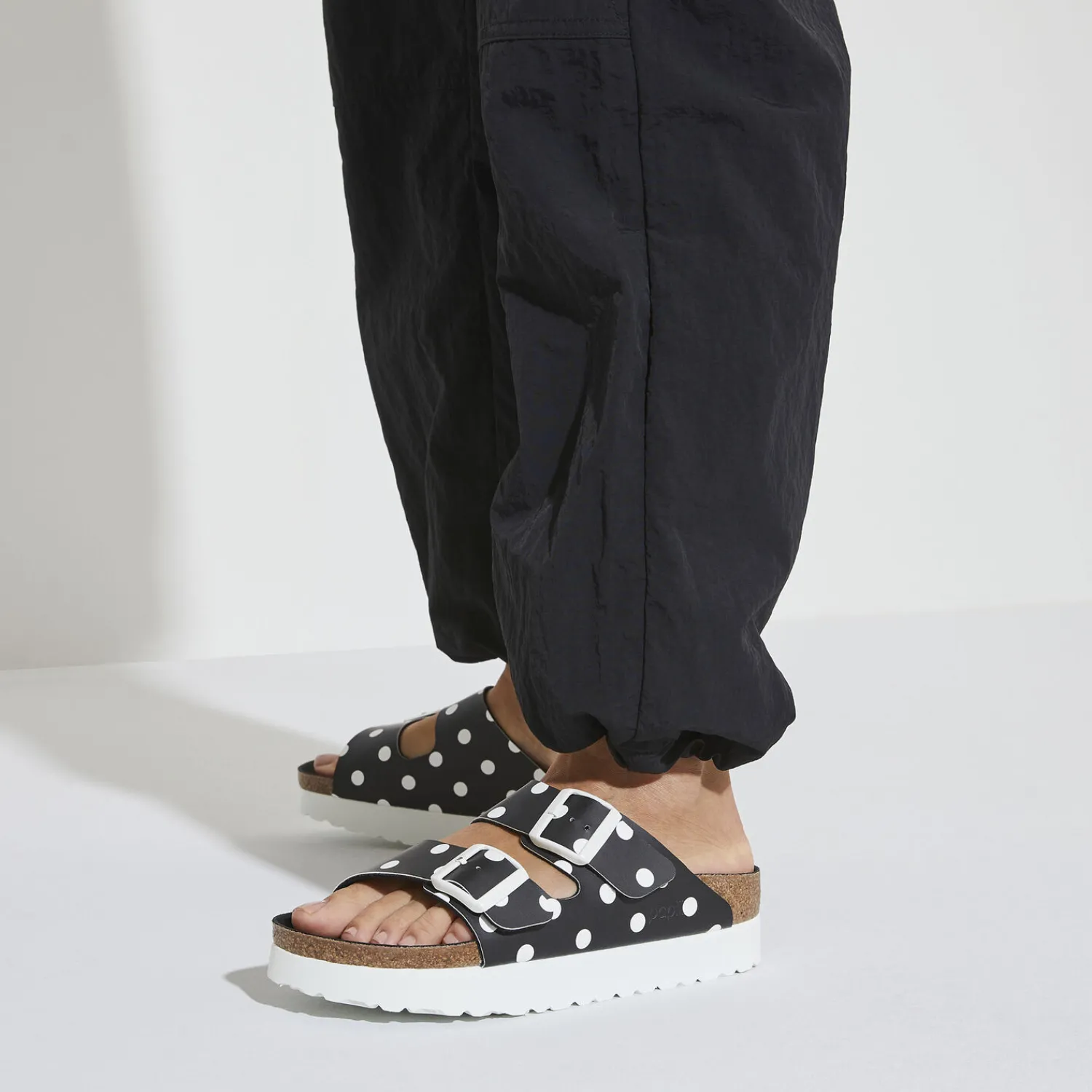Sale Birkenstock Arizona Black White Dots