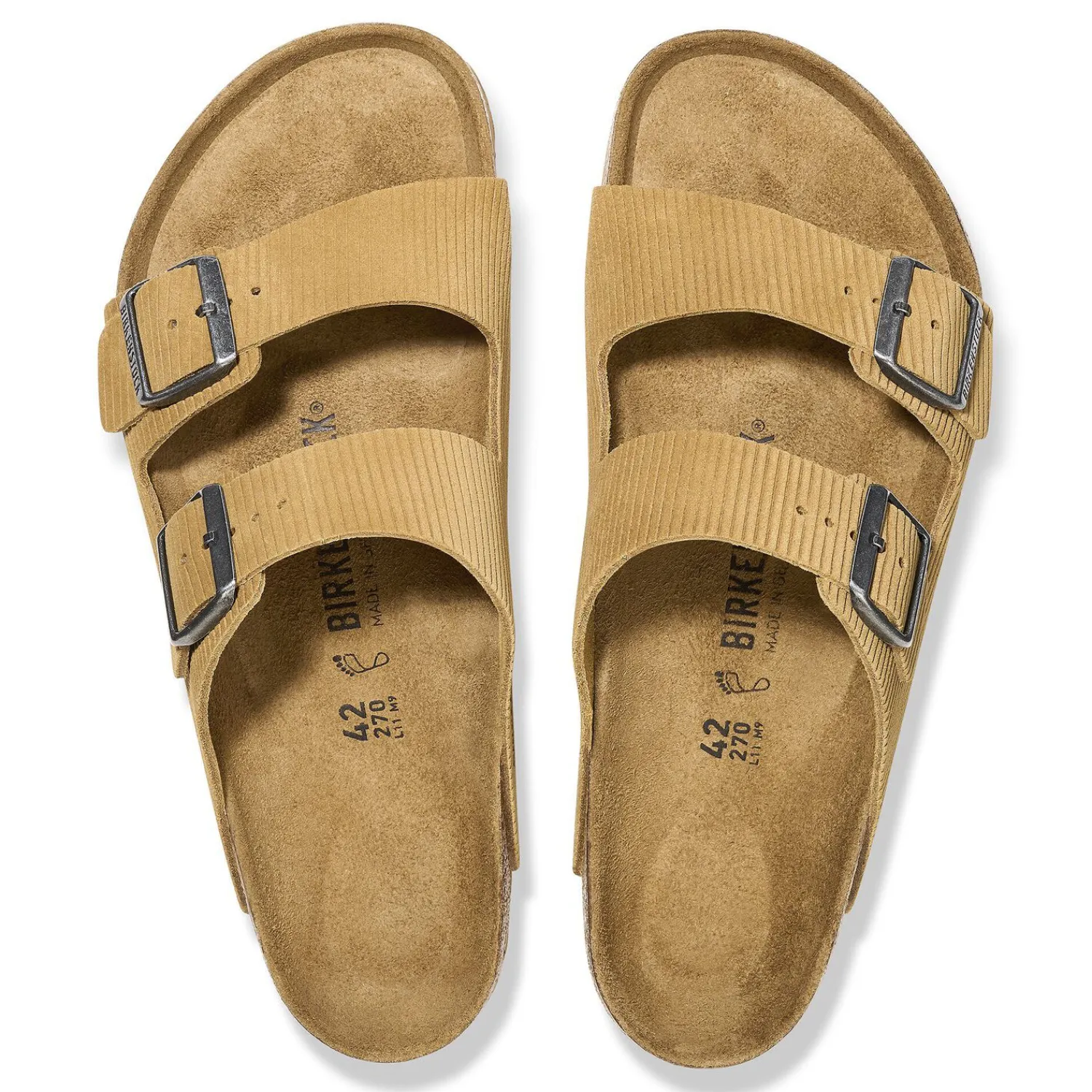 Best Birkenstock Arizona Corduroy Cork Brown