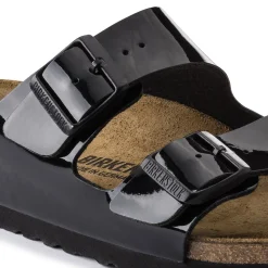 Best Sale Birkenstock Arizona Black Patent