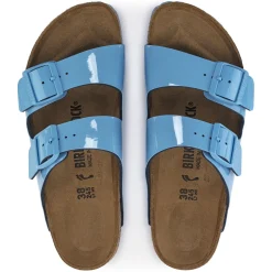 Fashion Birkenstock Arizona Patent Sky Blue