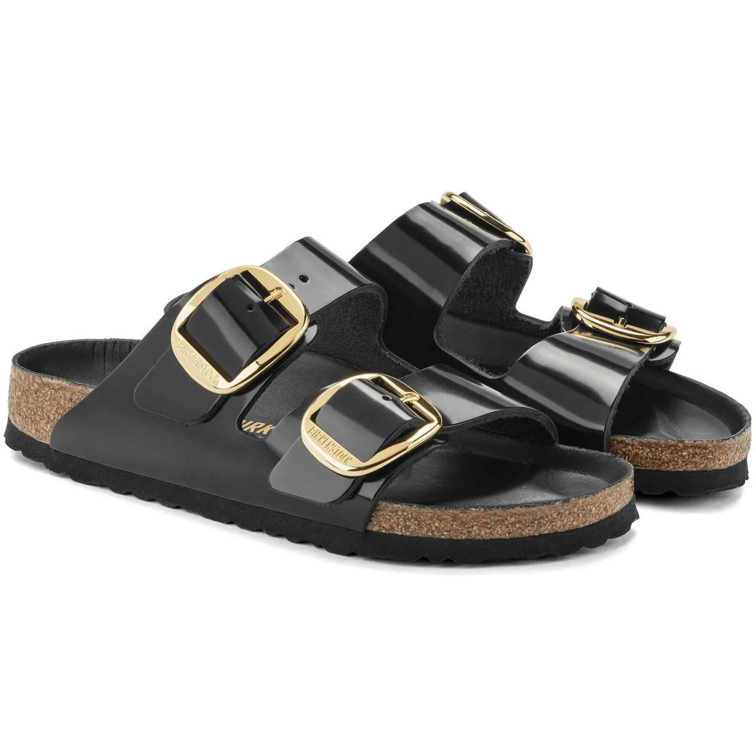 Clearance Birkenstock Arizona Big Buckle High Shine Black