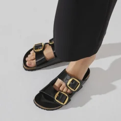 Clearance Birkenstock Arizona Big Buckle High Shine Black