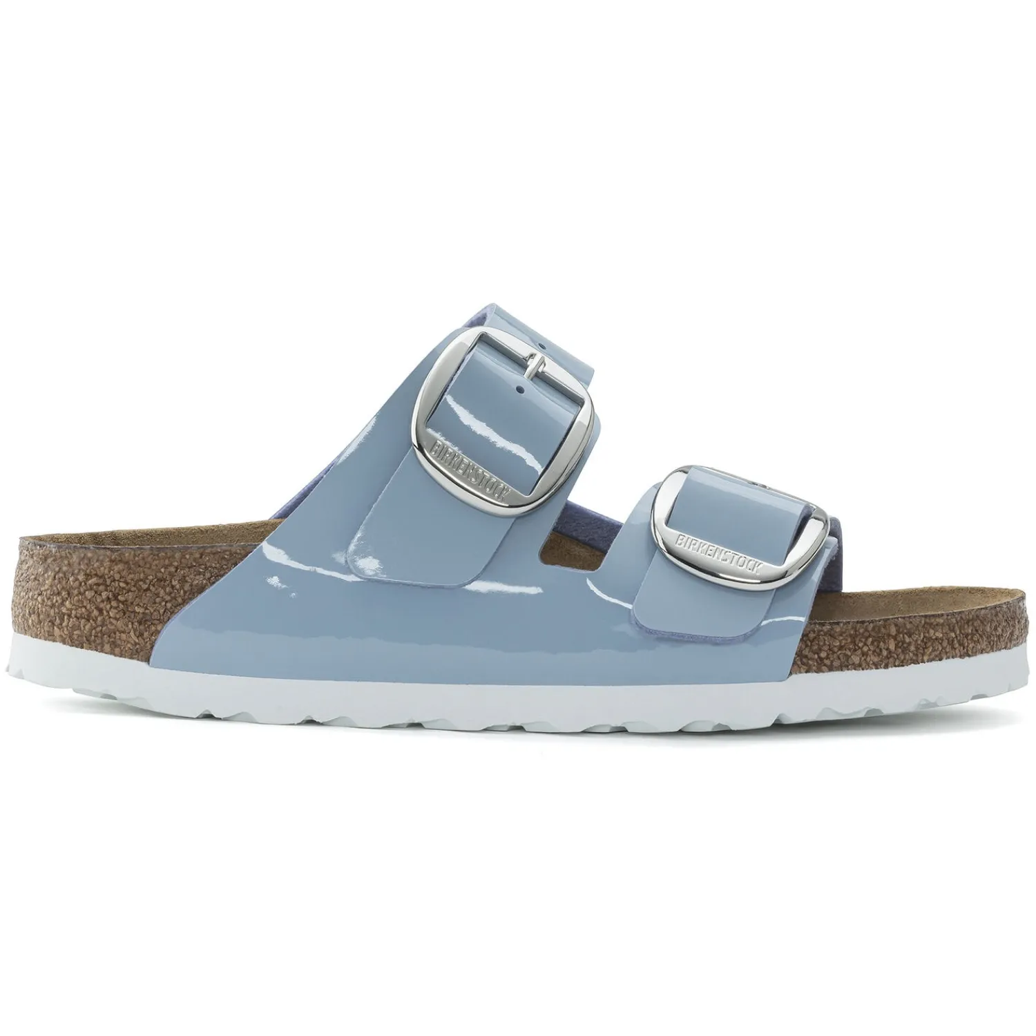 Best Birkenstock Arizona Big Buckle Patent Dove Blue