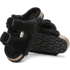 Store Birkenstock Arizona Big Buckle Teddy Black