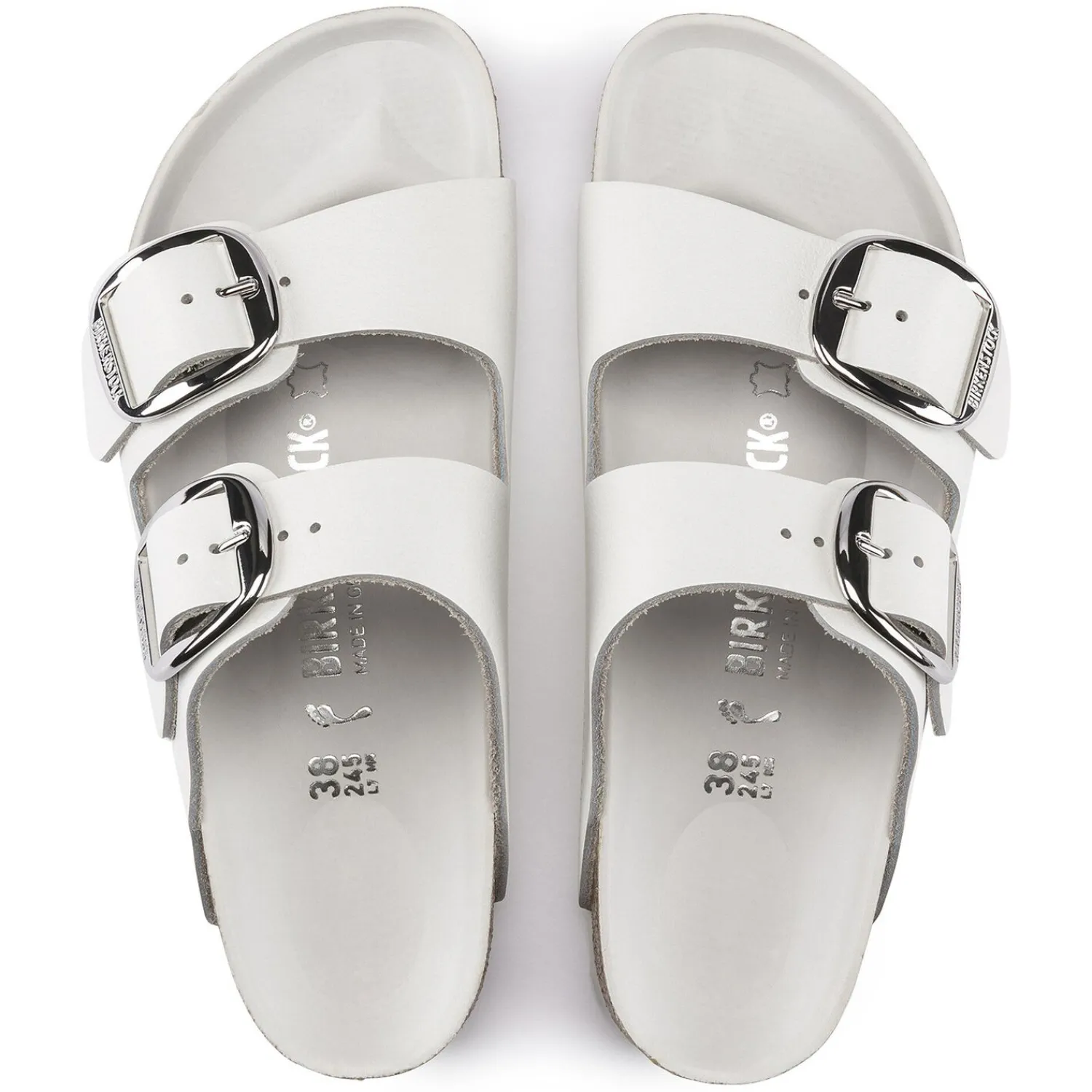 Outlet Birkenstock Arizona Big Buckle White