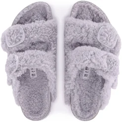 Clearance Birkenstock Arizona Big Buckle Teddy Purple Fog