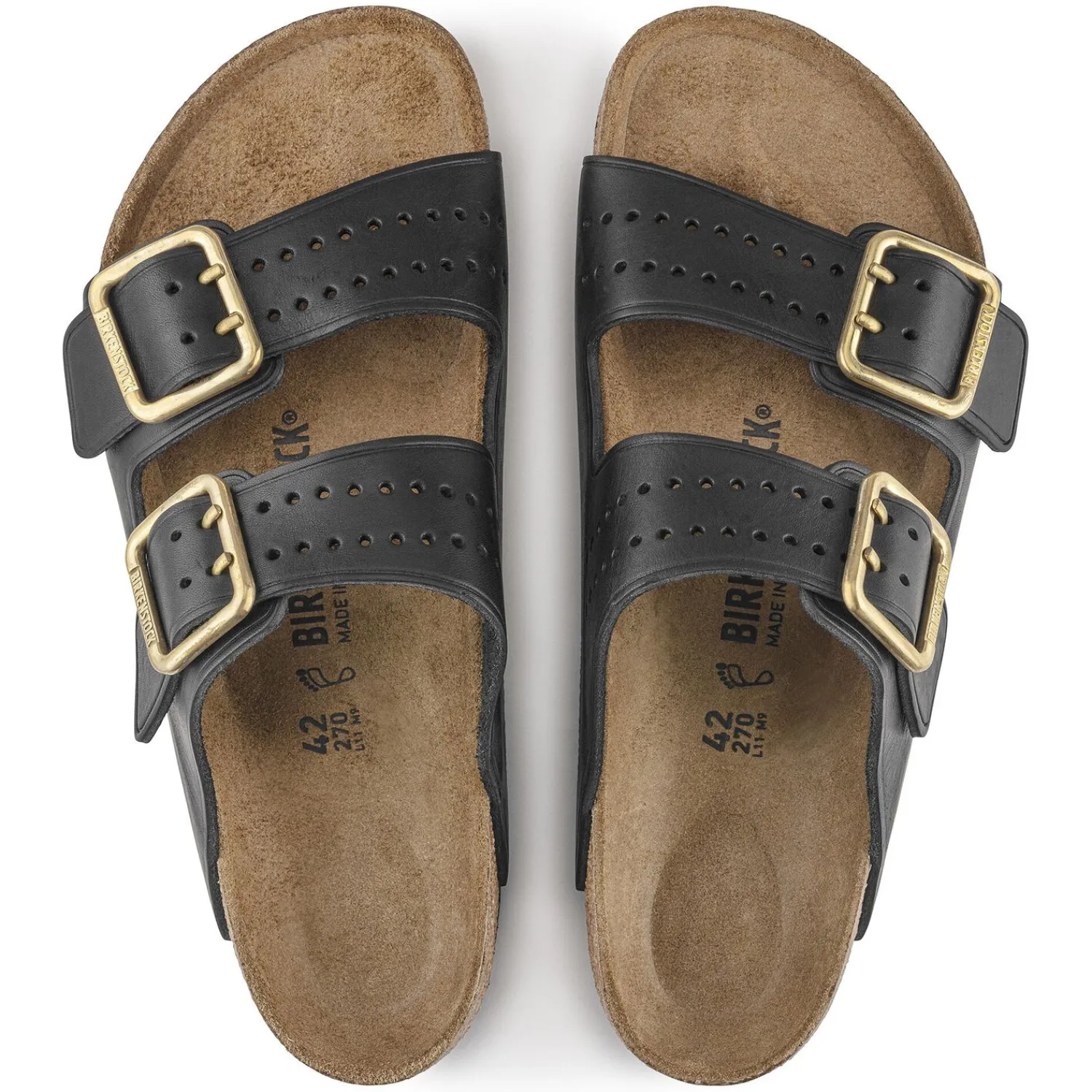 New Birkenstock Arizona Bold Gap Black