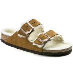 Discount Birkenstock Arizona En Fourrure D'Agneau Mink