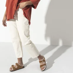 Discount Birkenstock Arizona En Fourrure D'Agneau Mink