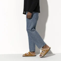 Discount Birkenstock Arizona En Fourrure D'Agneau Mink