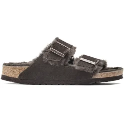 Cheap Birkenstock Arizona En Fourrure D'Agneau Mocha