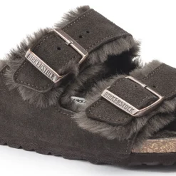 Cheap Birkenstock Arizona En Fourrure D'Agneau Mocha