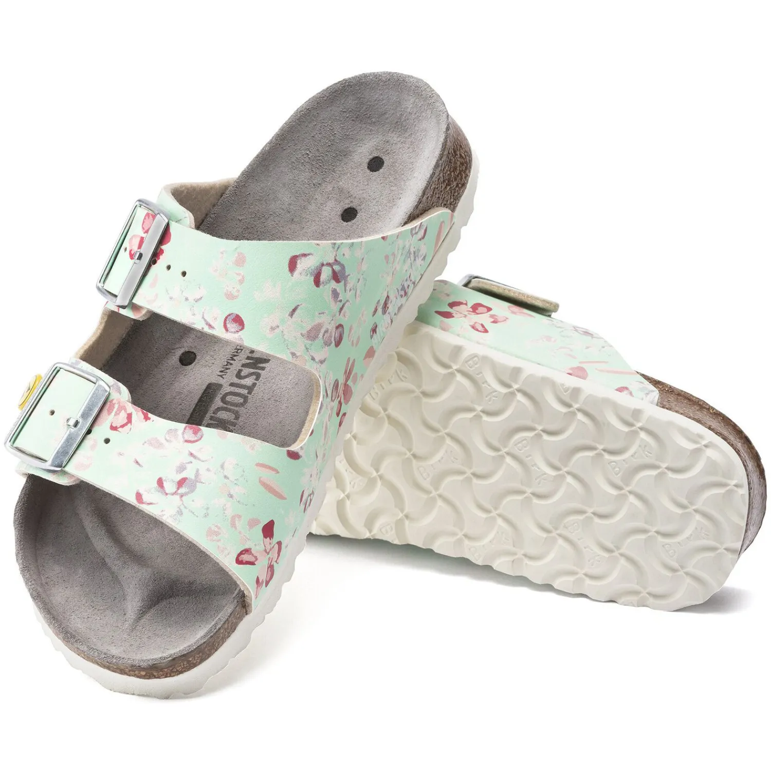 Online Birkenstock Arizona Esd Flower Field Mint