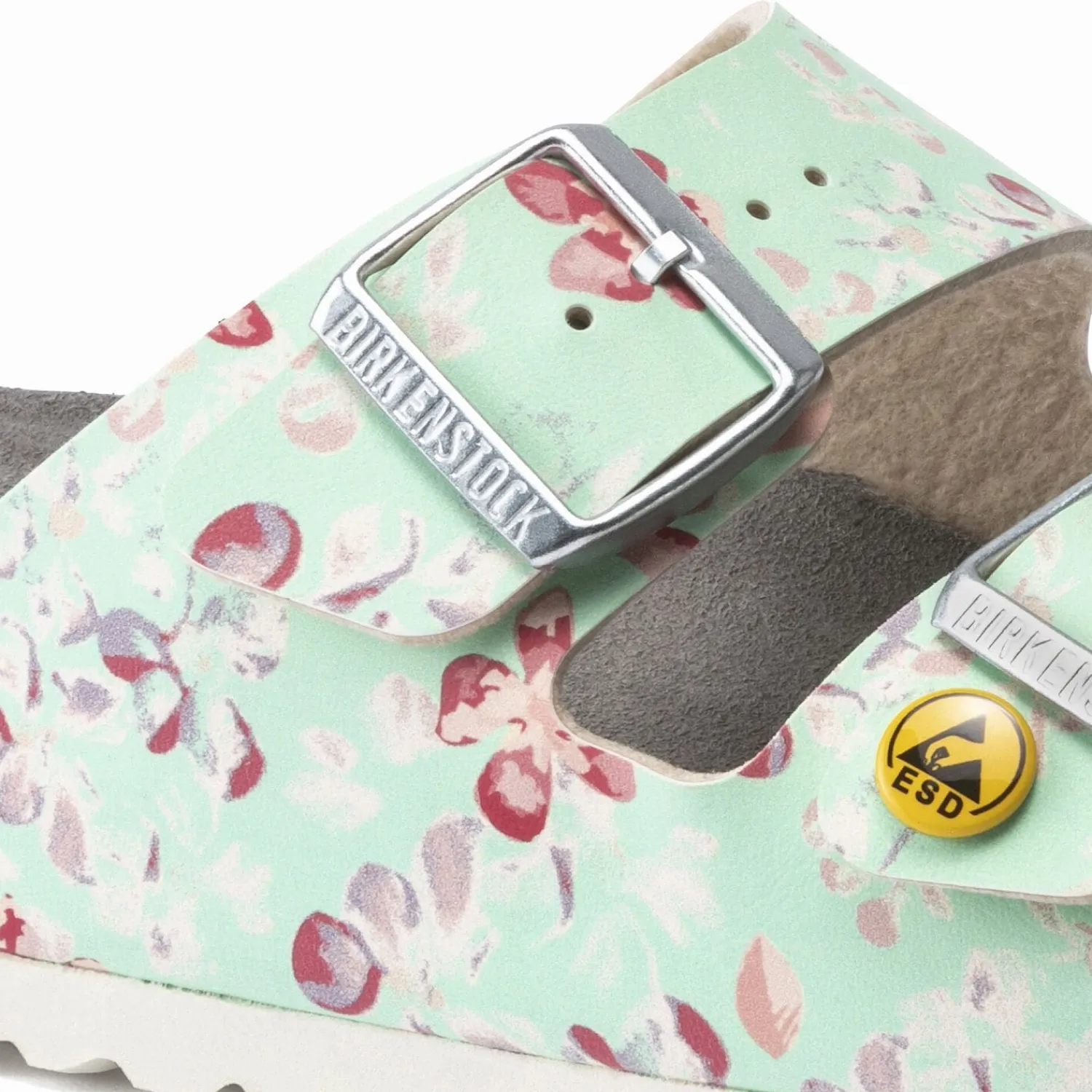 Online Birkenstock Arizona Esd Flower Field Mint