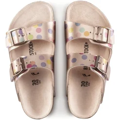 Hot Birkenstock Arizona Kids Electric Metallic Dots Copper