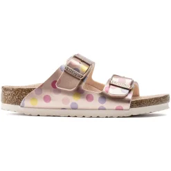 Hot Birkenstock Arizona Kids Electric Metallic Dots Copper