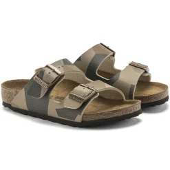 New Birkenstock Arizona Kids Desert Soil Geo Camo Core