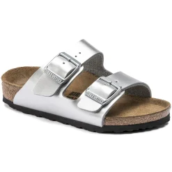 Best Birkenstock Arizona Kids Electric Metallic Silver