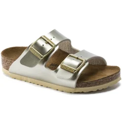 New Birkenstock Arizona Kids Electric Metallic Gold