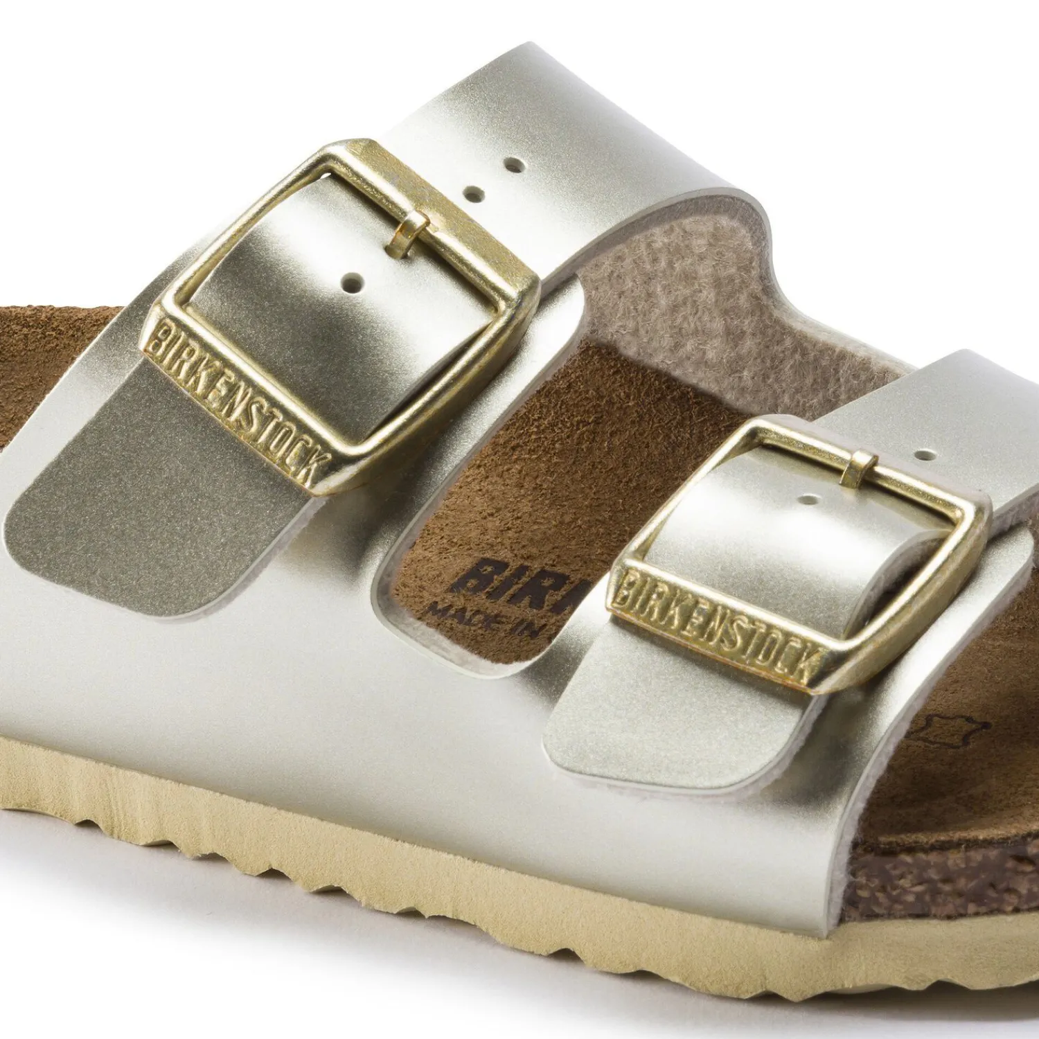 New Birkenstock Arizona Kids Electric Metallic Gold