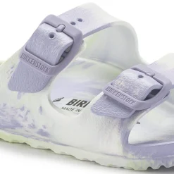 Cheap Birkenstock Arizona Kids Faded Lime Multi