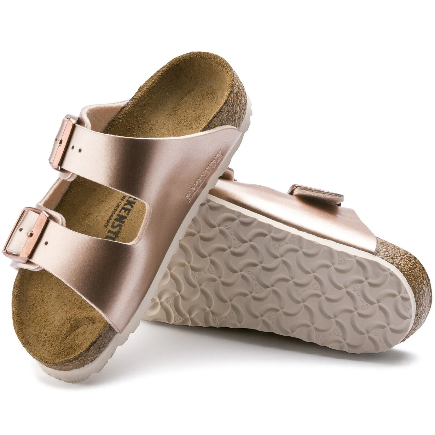 Best Birkenstock Arizona Kids Electric Metallic Copper