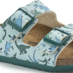 Discount Birkenstock Arizona Kids Big Dino Light Blue