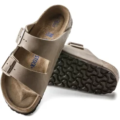 Cheap Birkenstock Arizona Lit De Pied Souple Tobacco Brown