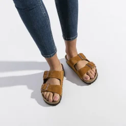 Best Sale Birkenstock Arizona Lit De Pied Souple Mink