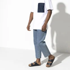 Outlet Birkenstock Arizona Lit De Pied Souple Blue
