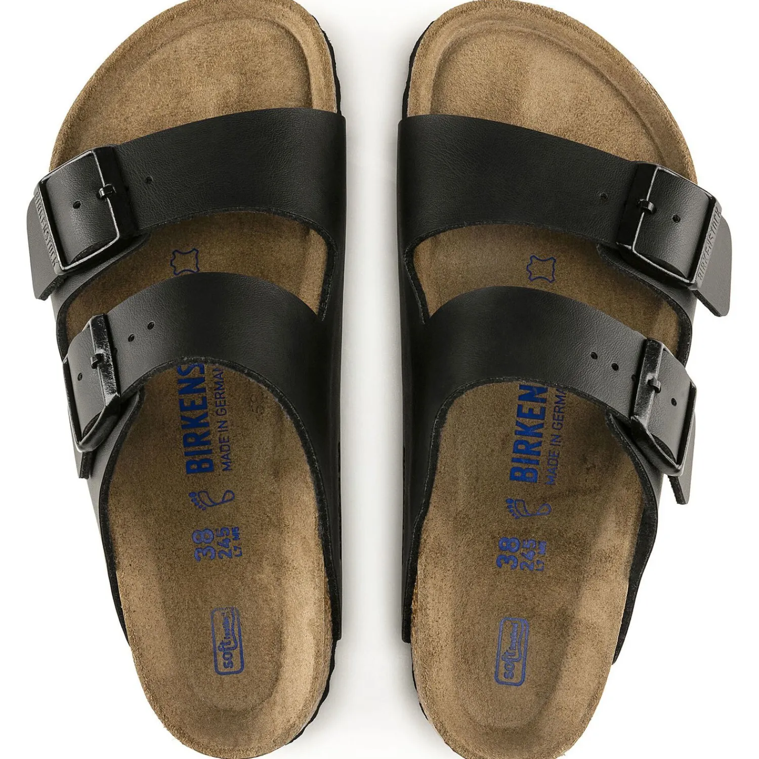 Store Birkenstock Arizona Lit De Pied Souple Black