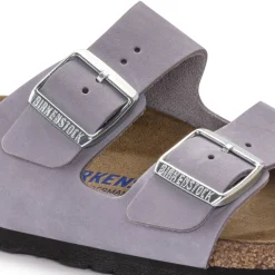 Store Birkenstock Arizona Lit De Pied Souple Purple Fog