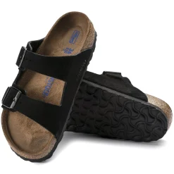 Fashion Birkenstock Arizona Lit De Pied Souple Black