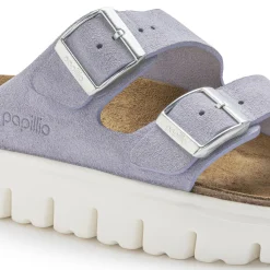 Clearance Birkenstock Arizona Pap Chunky Purple Fog