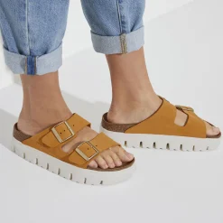 Shop Birkenstock Arizona Pap Chunky Apricot