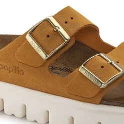 Shop Birkenstock Arizona Pap Chunky Apricot