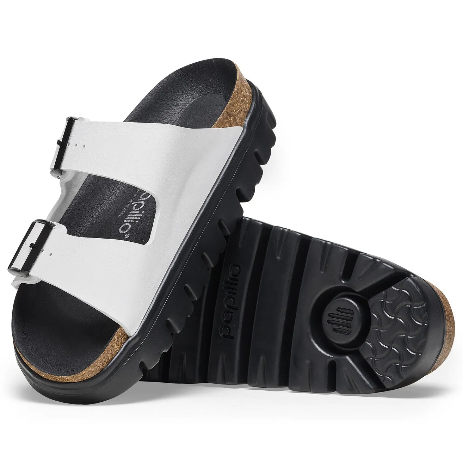 Cheap Birkenstock Arizona Pap Chunky White