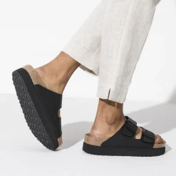 Clearance Birkenstock Arizona Platform Vegan Black