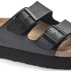 Clearance Birkenstock Arizona Platform Vegan Black