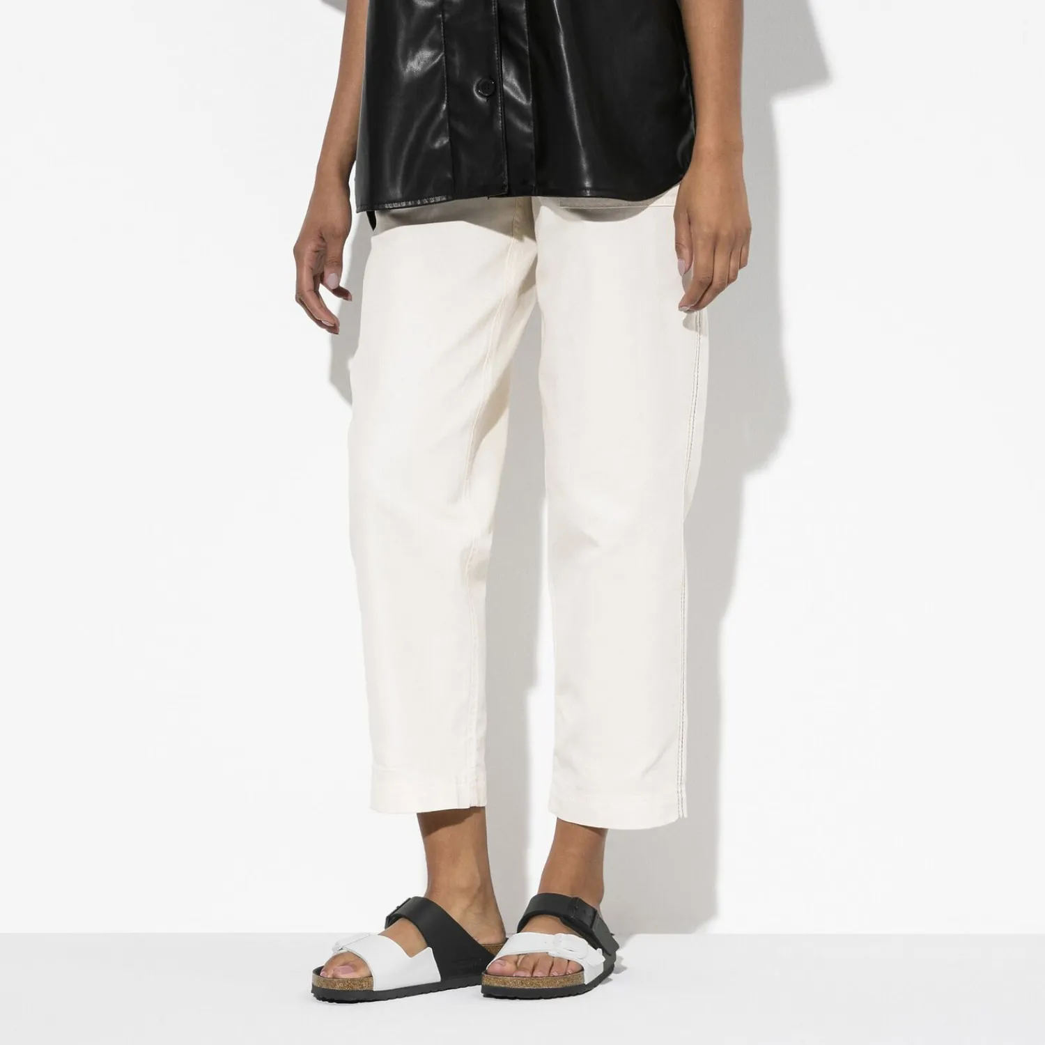 Discount Birkenstock Arizona Split Black/White