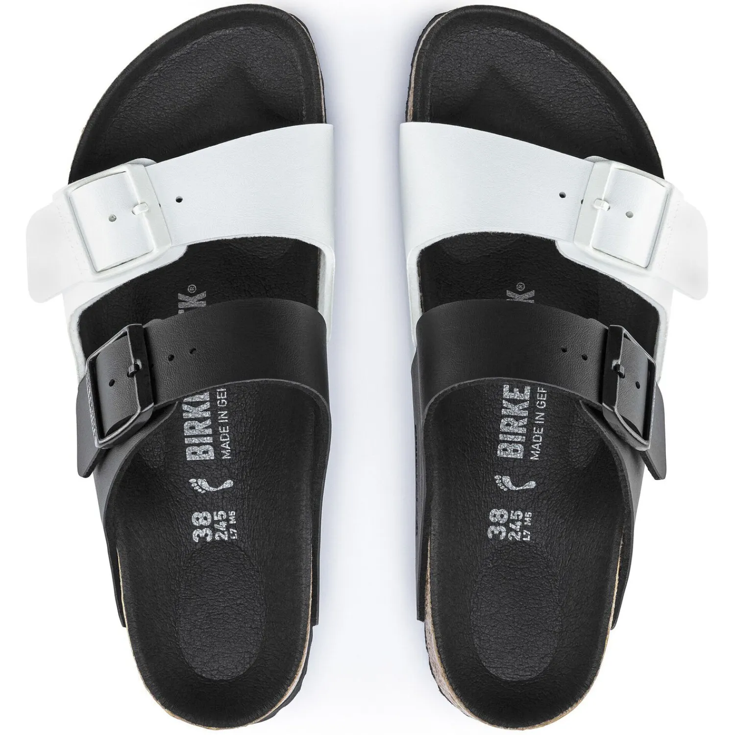 Discount Birkenstock Arizona Split Black/White