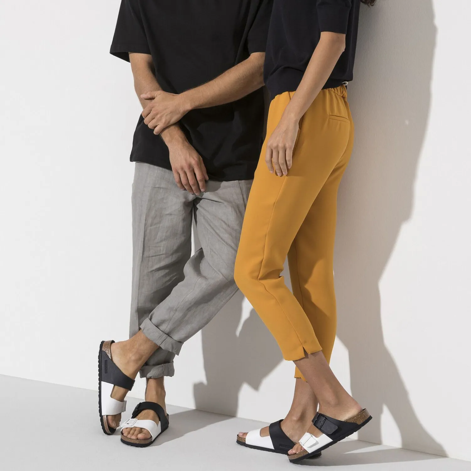 Discount Birkenstock Arizona Split Black/White