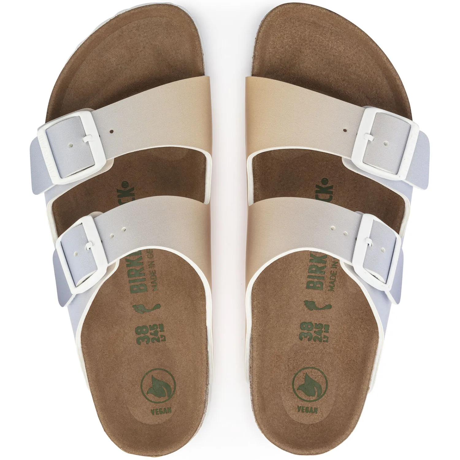 Store Birkenstock Arizona Vegan Purple Fog Multi