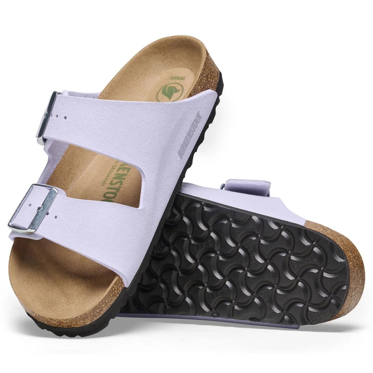 Fashion Birkenstock Arizona Vegan Soft Birki Vegan Purple Fog