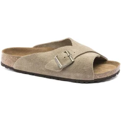 Fashion Birkenstock Arosa Lit De Pied Souple Taupe