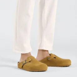 Online Birkenstock Boston Corduroy Cork Brown