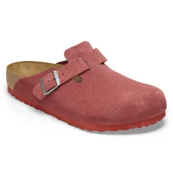 Best Sale Birkenstock Boston Corduroy Sienna Red