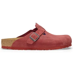 Best Sale Birkenstock Boston Corduroy Sienna Red