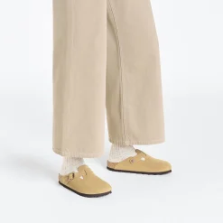 Online Birkenstock Boston Latte Cream