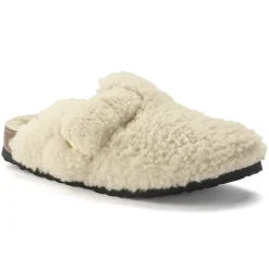 Shop Birkenstock Boston Big Buckle Eggshell